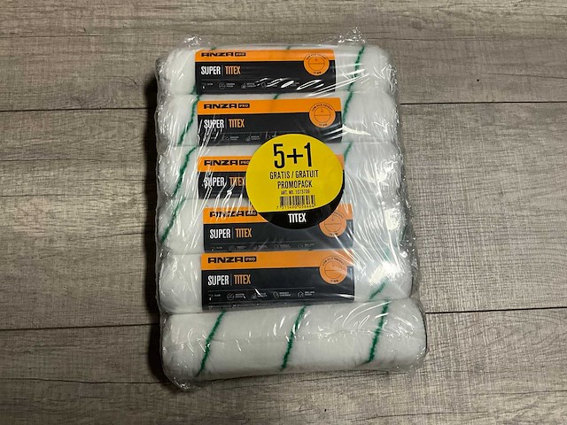 Anza pro - super titex maxi - 25 cm - verfroller pak (6 stuks) (53x) - afbeelding 1 van  4