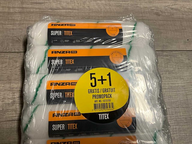 Anza pro - super titex maxi - 25 cm - verfroller pak (6 stuks) (53x) - afbeelding 3 van  4