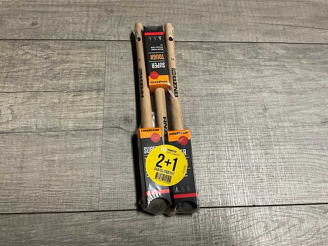 Anza pro super tough kwasten set 2+1 (100x) - afbeelding 3 van  3