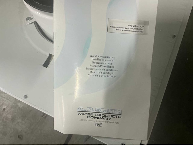 A.o. smith wff 80 n gestookte boiler - afbeelding 6 van  6
