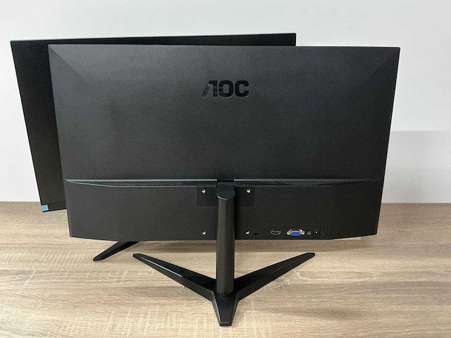 Aoc 24b1xhs monitor (2x) - afbeelding 2 van  4