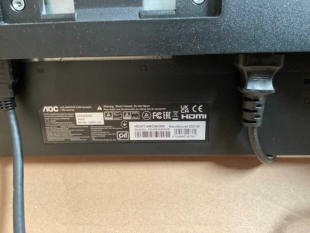 Aoc 24g2fe monitor - afbeelding 6 van  6