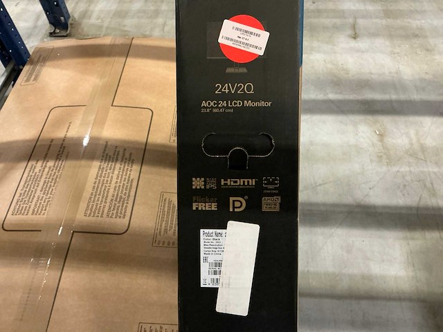 Aoc 24v2q lcdmonitor - afbeelding 2 van  2