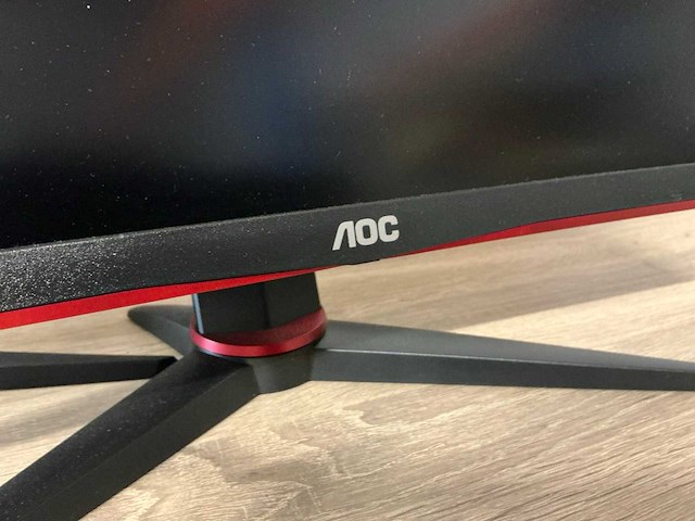 Aoc c24g2u monitor (2x) - afbeelding 2 van  4