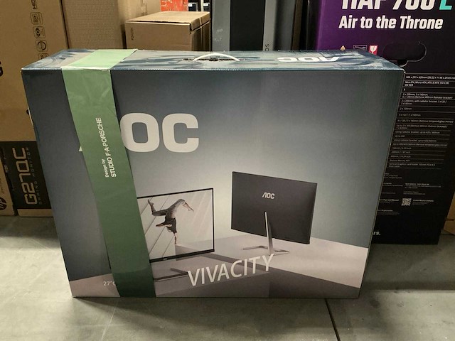 Aoc q27t1 lcd monitor - afbeelding 2 van  3