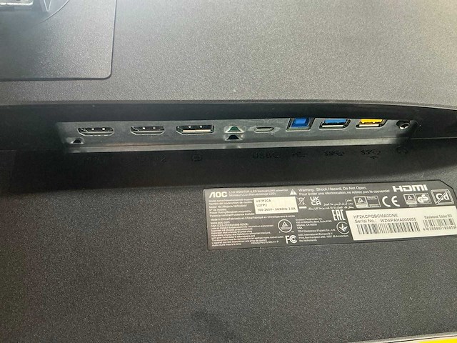 Aoc u27p2ca monitor (2x) - afbeelding 5 van  5