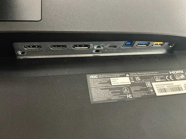 Aoc u27p2ca monitor - afbeelding 5 van  5