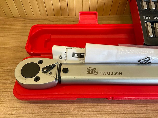 Aok twg350n momentsleutel en torx bitset - afbeelding 3 van  6
