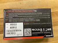 Aorus nvme gen4 ssd 1tb - afbeelding 2 van  2