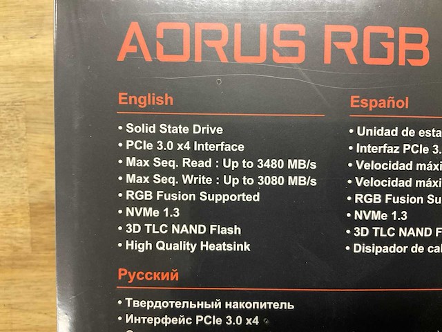 Aorus rgb aic nvme ssd 1tb - afbeelding 2 van  3