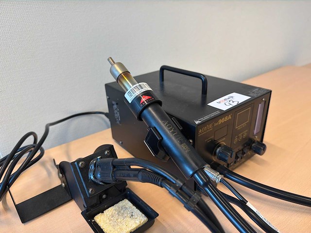 Aoyue int968a+ soldeerstation & hot air smd rework station - afbeelding 3 van  5