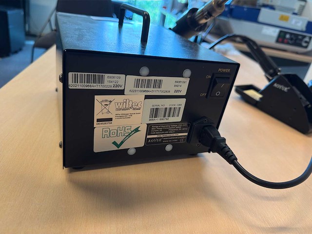 Aoyue int968a+ soldeerstation & hot air smd rework station - afbeelding 5 van  5