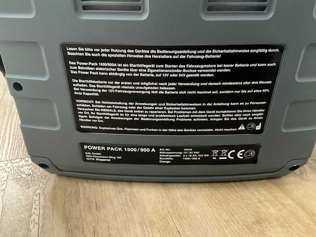 A.p.a. 12/24v 1500/900 ampère starthulp / startbooster - afbeelding 18 van  18