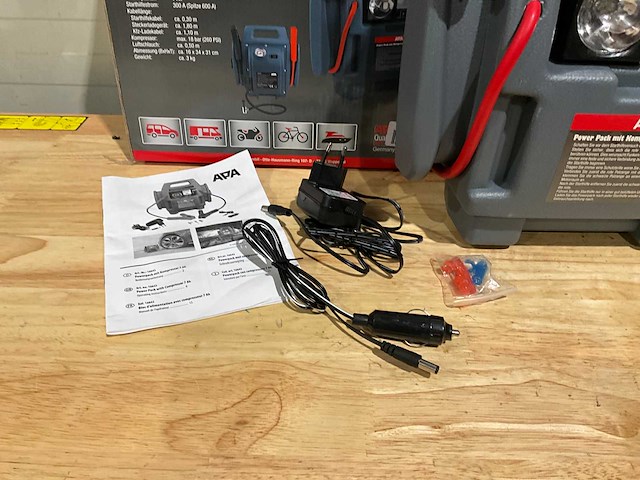 A.p.a. 300a starthulp / booster met compressor - afbeelding 1 van  3