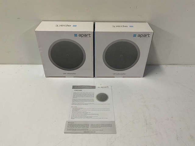 Apart - cmsub8 - subwoofer (2x) - afbeelding 2 van  6
