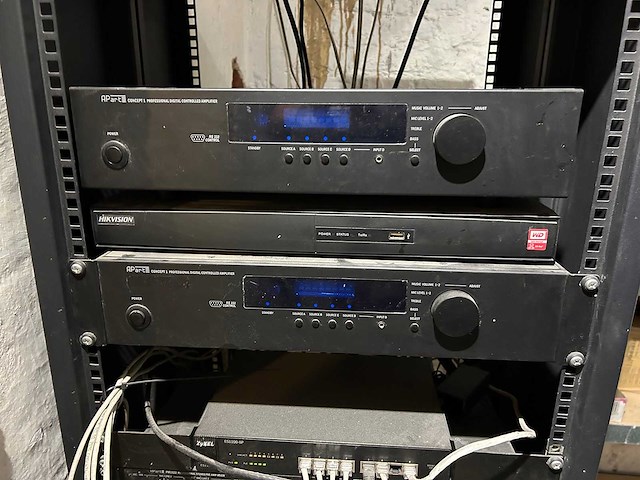 Apart / audac - patch kast met versterkers - afbeelding 3 van  5