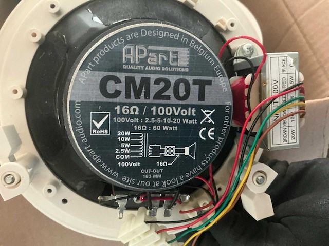Apart cm20t/ cmr15t speaker diverse (11x) - afbeelding 2 van  3