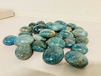 Apatiet blauw handstenen, 5 kilo - afbeelding 2 van  4
