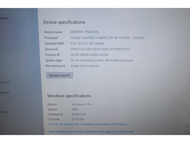 Apc 3249at-11 steel 24” full hd lcd panel pc - afbeelding 7 van  7