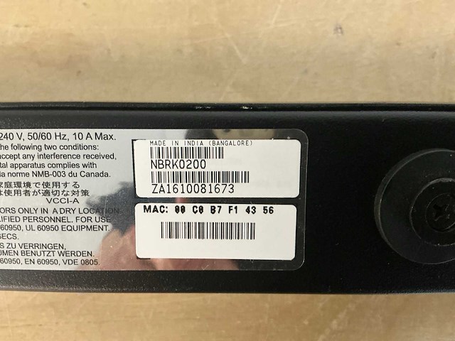 Apc ap9340 rack monitor - afbeelding 3 van  3