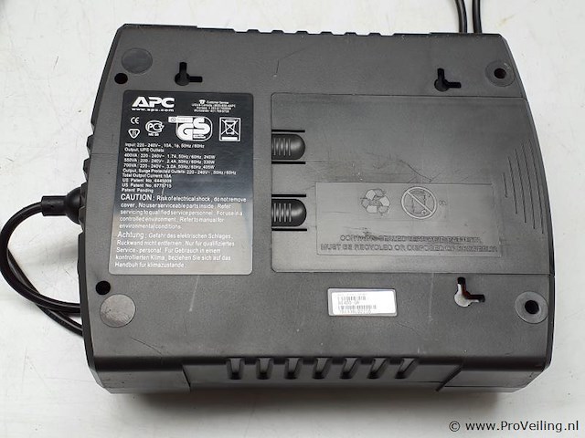 Apc back-ups es ononderbroken stroomvoorziening (ups) be400 - afbeelding 2 van  6