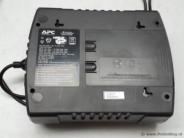 Apc back-ups es ononderbroken stroomvoorziening (ups) be400 - afbeelding 2 van  6