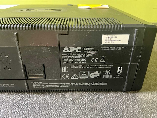 Apc back-ups pro 1500 noodstroomvoeding - afbeelding 6 van  6