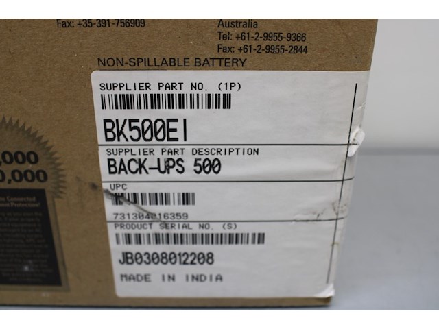 Apc backup ups 350/500 - afbeelding 5 van  9