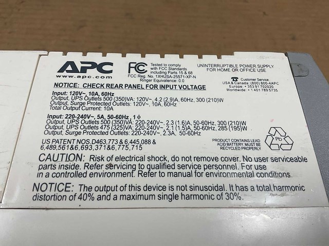 Apc bk350ei back-ups (2x) - afbeelding 6 van  6