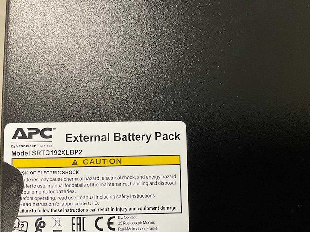 Apc (srtg192xlbp2) smart ups rt 192v 9ah battery pack - afbeelding 6 van  8