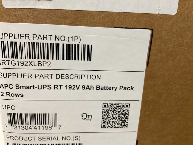 Apc (srtg192xlbp2) smart ups rt 192v 9ah battery pack - afbeelding 8 van  8