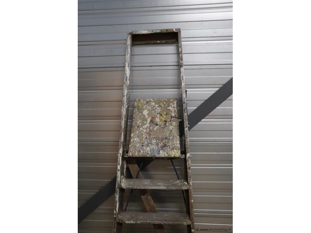 Apeldoornse ladderfabriek houten schilderstrap - afbeelding 3 van  8