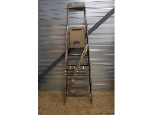 Apeldoornse ladderfabriek houten schilderstrap - afbeelding 4 van  8