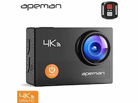 Apeman actioncamera, model a77. zwart - afbeelding 1 van  1