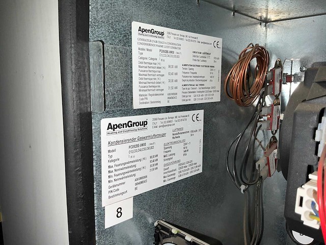 Apen group - aermaxline pc092be - industriële verwarmingsinstallatie 98kw - afbeelding 3 van  7