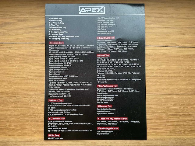 Apex 12hs10g-h xxl edition 12 laden werkbank - afbeelding 21 van  28