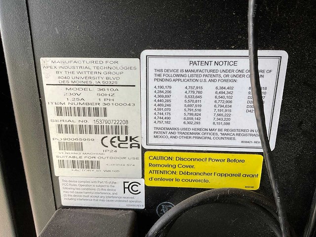 Apex 3610a pakket lockerkast (2x) - afbeelding 7 van  7