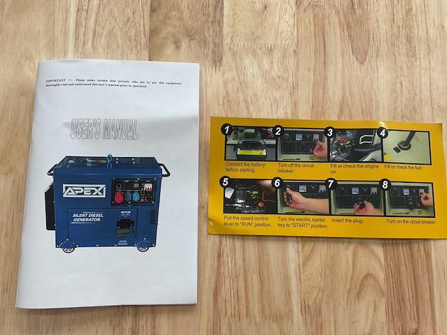Apex ap6500dgs stroomgenerator - afbeelding 58 van  68