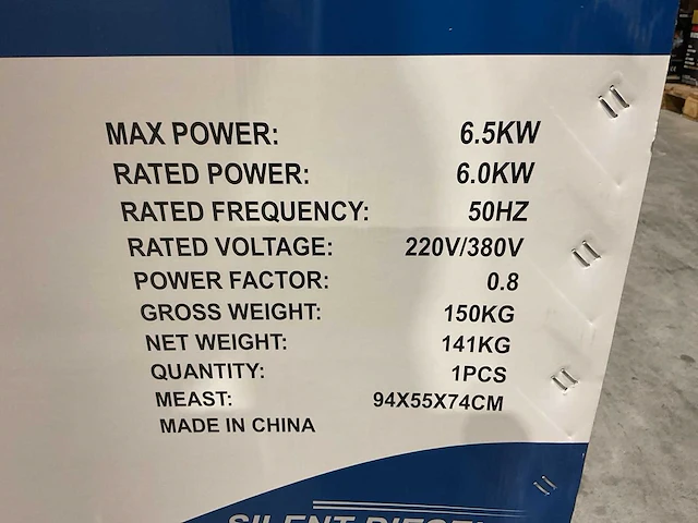 Apex ap6500dgs stroomgenerator - afbeelding 20 van  68