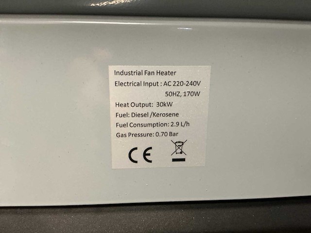 Apex dieselheater 30kw - afbeelding 2 van  10