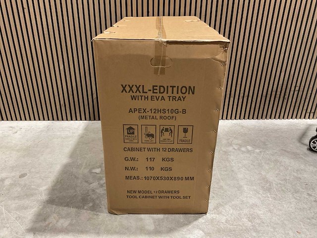 Apex xxxl-edition apex-12hs10g-b gereedschapswagen - afbeelding 12 van  76