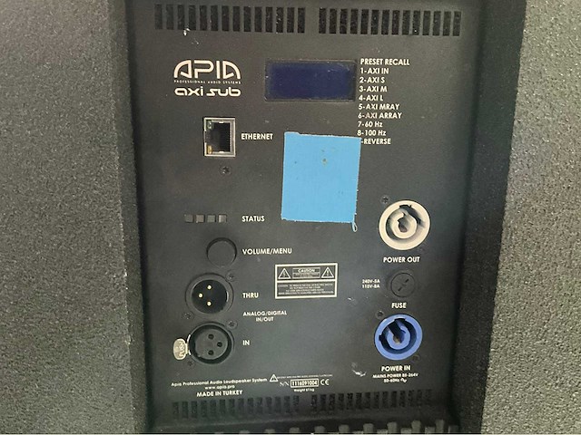 Apia axi-sub subwoofer (2x) - afbeelding 2 van  10