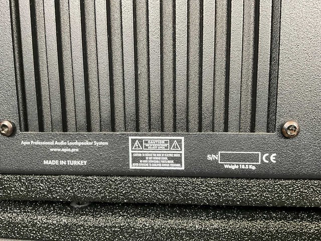 Apia c-sub subwoofer (2x) - afbeelding 2 van  3