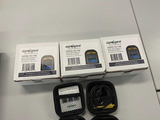 Apogee dli500 daily light integral & photoperiod meter (3x) - afbeelding 4 van  4