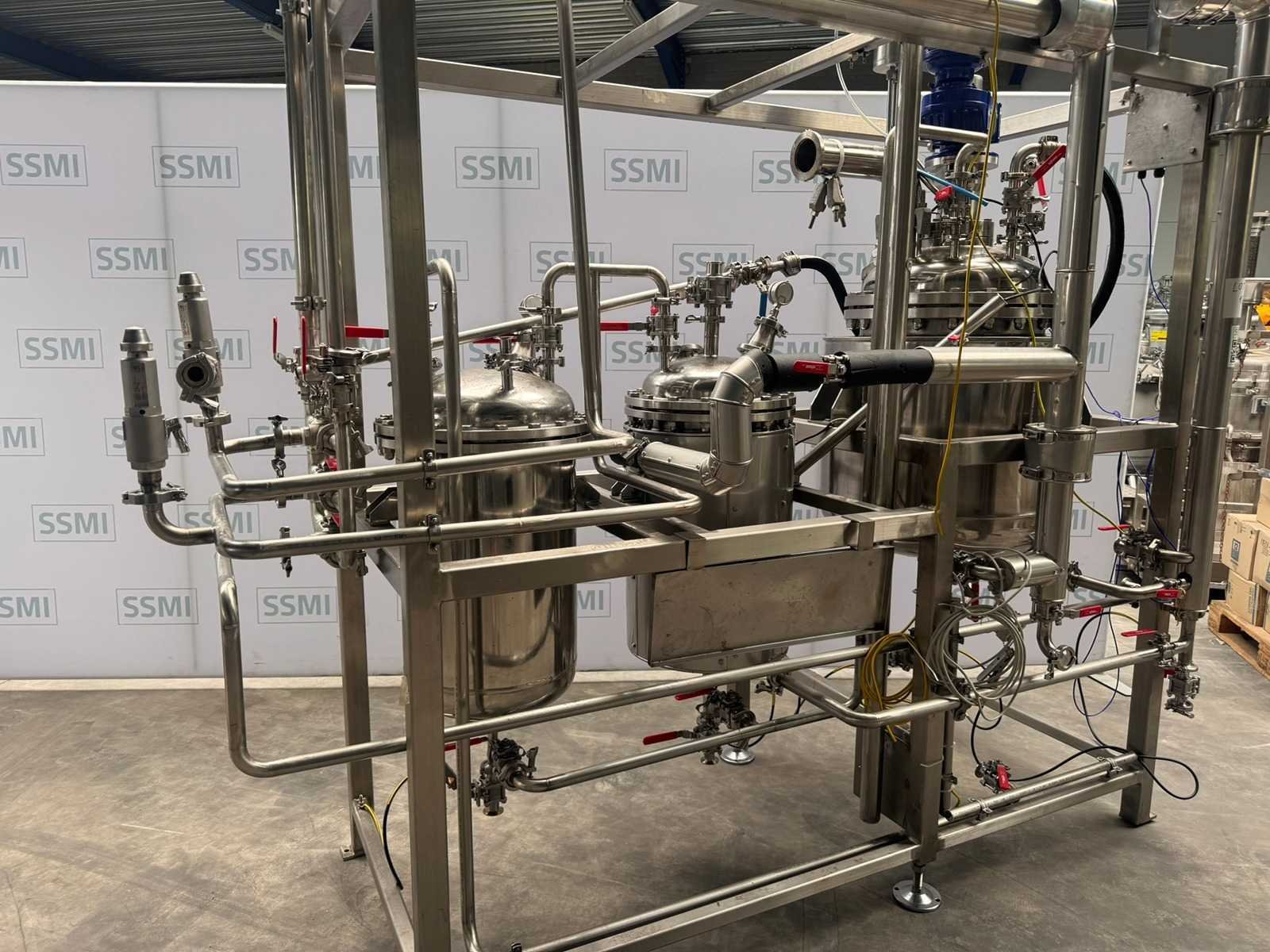 Apparatuur voor farmaceutische proefinstallaties