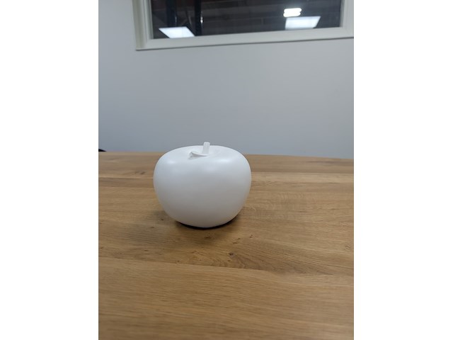 Appel beeld, decodivers, mat wit - afbeelding 2 van  7