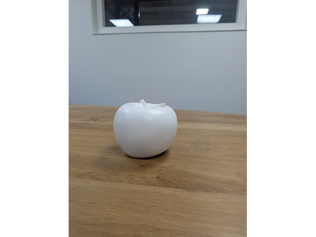 Appel beeld, decodivers, mat wit - afbeelding 3 van  7