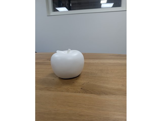 Appel beeld, decodivers, mat wit - afbeelding 4 van  7
