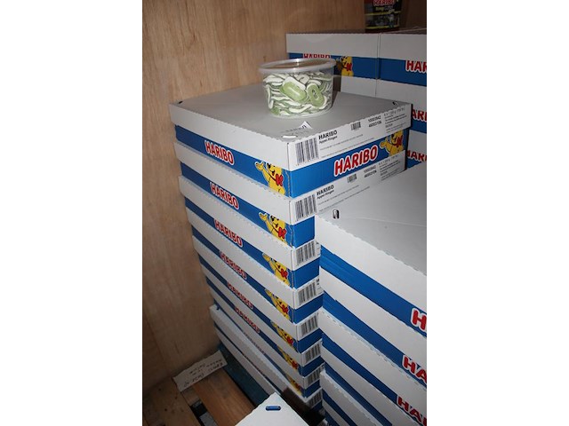 Appelringen haribo in 9 overdozen met 6 emmers a 1200 g. tht 6-2026. - afbeelding 2 van  2