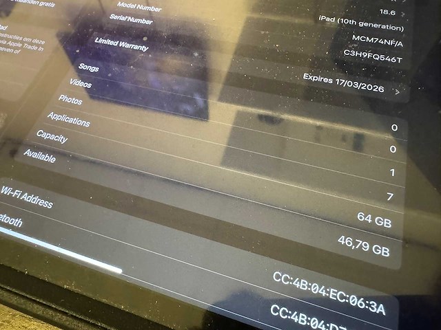 Apple - 10th - ipad - afbeelding 3 van  3